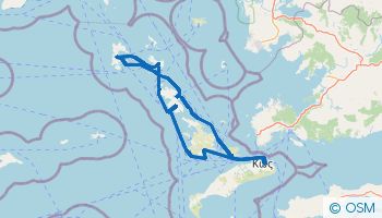 Navigare nelle acque intorno a Kos